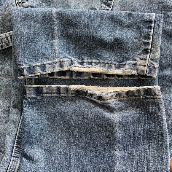 Wrangler Y2K Distressed Carpenter Utility Denim Jeans - Picture 11 of 12